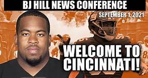 B.J. Hill Meets With Media | Bengals Acquire DT in Trade With NY Giants
