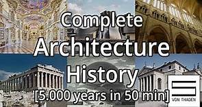 Architecture History: All Architectural Styles & Epoches, Complete Overview [University Lecture]