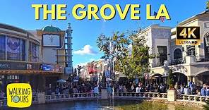The Grove LA | Original Farmers Market | Los Angeles | 4K Ultra HD Walking Tour