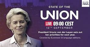 Ursula von der Leyen pronuncia il discorso sullo "Stato dell'Unione" prima delle elezioni europee