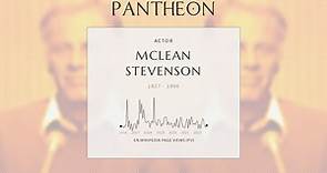 McLean Stevenson Biography - American actor (1927–1996)