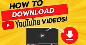 How To Download YouTube Videos - Complete Guide
