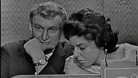 What's My Line? - Elaine May & Mike Nichols; Eamonn Andrews [panel] (Jun 26, 1960)