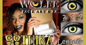 Gothika Fx Lenses Try On/Review: Black Wolf & Louis