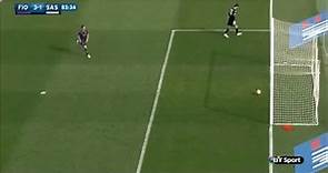 Amazing own goal from Sassuolo goalkeeper Andrea Consigli during Serie A clash with Fiorentina