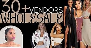 Where To Buy Wholesale Clothing | FREE WHOLESALE VENDOR LIST