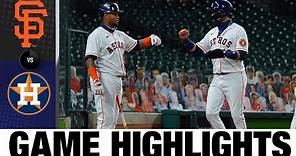 Lance McCullers Jr. leads Astros to 6-4 win | Giants-Astros Game Highlights 8/10/20