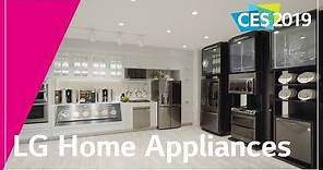 LG at CES 2019- LG Home Appliances