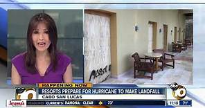10News reporter describes situation in Cabo San Lucas as Hurricane Lorena approaches