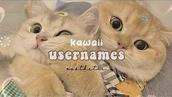 Kawaii Cute Usernames for 2022 (with meaning) | free aesthetic usernames 🧋🍰