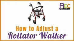 How to Adjust a Rollator Walker