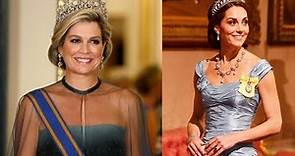 Máxima estrenó la joya más lujosa y Kate rindió homenaje a Diana de Gales | ¡HOLA! TV