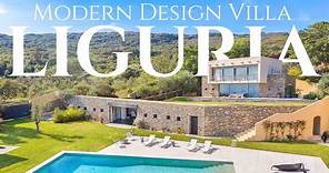 A Glimpse Over The Sea: MODERN DESIGN Villa For Sale on the Ligurian Riviera | Lionard