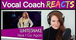 Vocal Coach reacts to Whitesnake - Here I Go Again (David Coverdale Live)