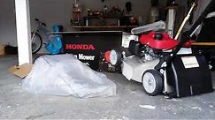 Honda lawn mower unboxing HRR 216 home depot $400