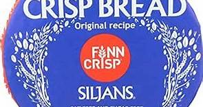 Finn Crisp Siljans Round Rye Crispbread 14oz | Knäckebröd From Finland | Multipack of Authentic Finnish Sourdough Crispbreads | Rye Hardtack | Large Finnish Rye Bread Rounds [14oz, 4 wheels]
