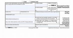 IRS Form 1099-S walkthrough (Proceeds From Real Estate Transactions)