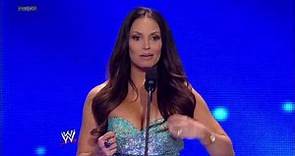 Trish Stratus is honored by her peers and the WWE Universe: 2013 WWE Hall of Fame Induction Ceremony
