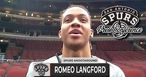 Romeo Langford: Celtics TRADED Me Right After Practice | Spurs Shootaround