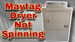 How to Know Why Your Maytag Dryer is Not Spinning | Model #SDE305DAYW
