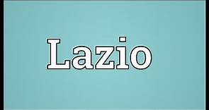 Lazio Meaning