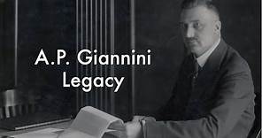 The Legacy of A.P. Giannini: A.P. Giannini Foundation