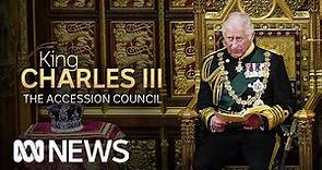 FULL: King Charles III officially proclaimed Britain's new monarch in accession ceremony | ABC News