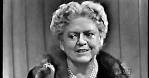 What's My Line? - Ethel Barrymore (Oct 12, 1952)