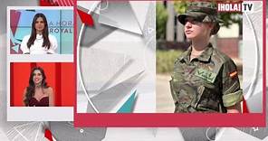 Primeras imágenes del look de Leonor como cadete Borbón Ortiz en la Academia Militar | ¡HOLA! TV