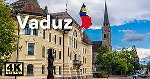 Vaduz, Liechtenstein | Capital of the World's Richest Country 4K