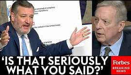 BREAKING NEWS: Ted Cruz Absolutely Explodes At Dick Durbin, Accuses Him Of Calling Him A 'Bigot'
