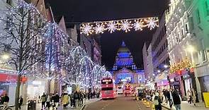 Belfast Northern Ireland Christmas Time WALK City Centre Titanic Trail Xmas lights and more!