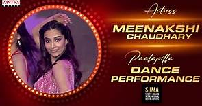 Actress Meenakshi Chaudhary Dance Performance For Paalapitta Song @ SIIMA Awards