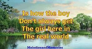 Here In The Real World by Alan Jackson - 1990 (with lyrics)