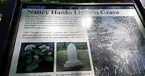 Nancy Hanks Lincoln's Grave - Mother of Abraham Lincoln