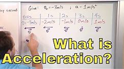 10 - What is Acceleration? (Learn Units & Average Acceleration Formula in Physics)