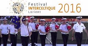 Arrivée de la Grande Parade au stade du Moustoir - Festival Interceltique de Lorient 2016