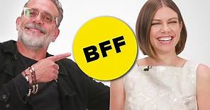 Lauren Cohan And Jeffrey Dean Morgan of "The Walking Dead" Take The Co-Star Test