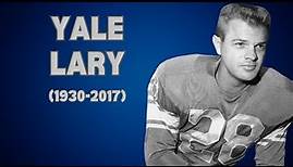 Robert Yale Lary Sr.: The Multi-Talented Legend of Football & Politics