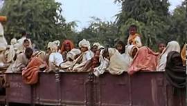 1947 Indian Independence rare color video clip