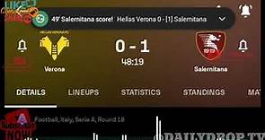 Loum Tchaouna Goal, Hellas Verona vs Salernitan Sirie A 2023