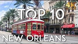 TOP 10 Things to do in NEW ORLEANS | NOLA Travel Guide 4K