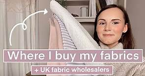Where I buy my fabrics online! + UK wholesale fabric suppliers