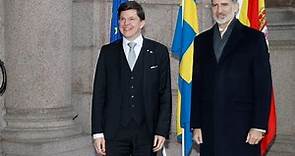 S.M. el Rey mantiene un encuentro del Rey con el Presidente del Parlamento de Suecia.