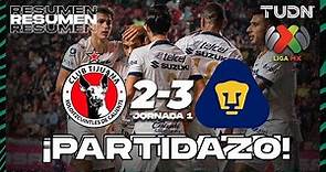 Resumen y goles | Tijuana 2-3 Pumas | AP2023-J1 | Liga Mx | TUDN