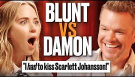 Matt Damon & Emily Blunt Argue Over Bad American Food | Agree To Disagree | @LADbible