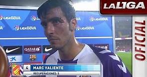 Entrevista a Marc Valiente tras el FC Barcelona (4-1) Real Valladolid - HD