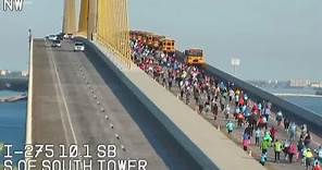 Skyway 10K: Thousands race across Sunshine Skyway Bridge over Tampa Bay