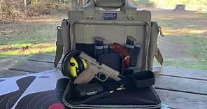 GPS TACTICAL PISTOL RANGE BAG FROM G OUTDOORS PRODUCTS