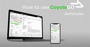 CoyoteGO Demo for Shippers: Become a Self-Service Freight Pro